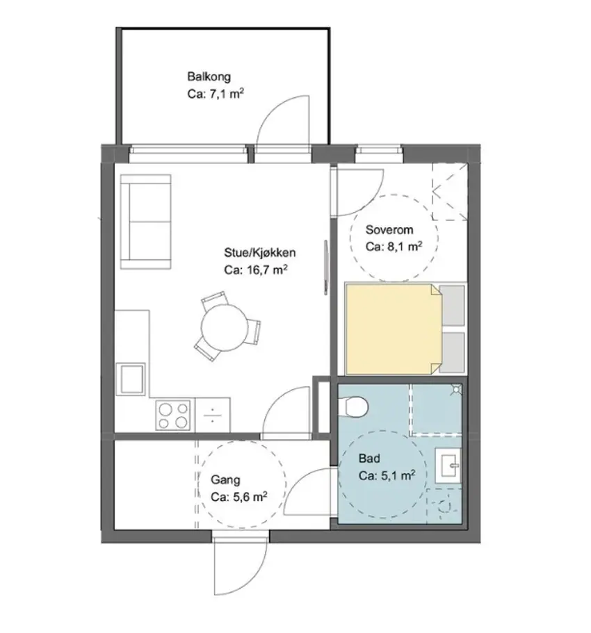 Floor plan with dimensions.